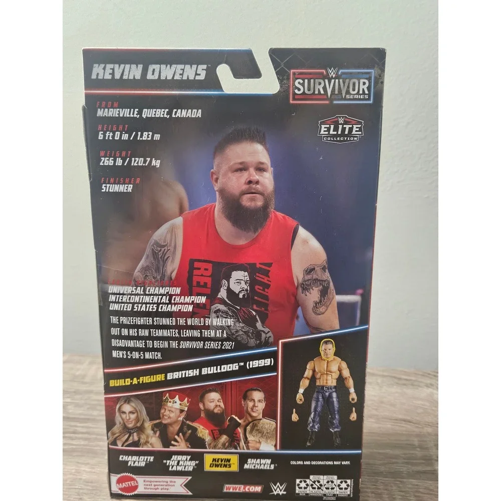 Kevin Owens - WWE Elite Survivor Series 2023 Mattel Toy Wrestling Figure
